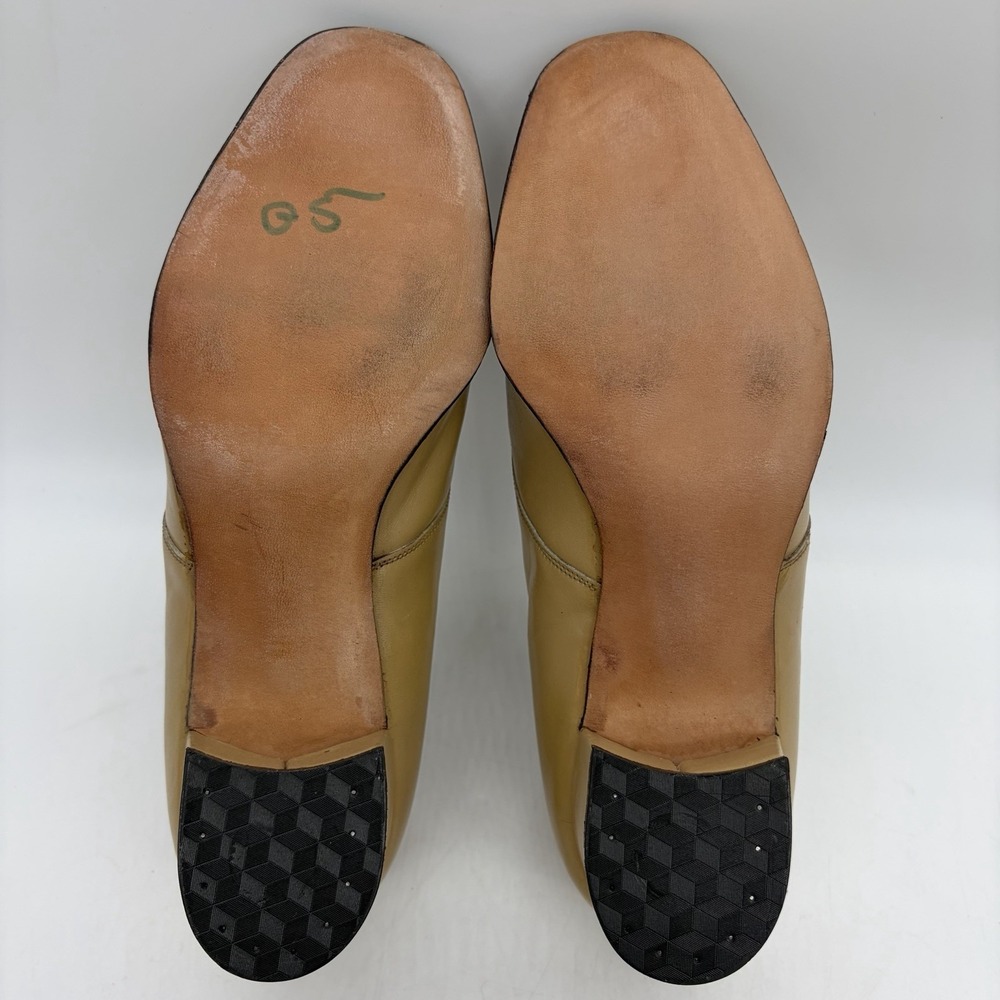 Vtg FSP Shoes Musebeck Womens 6.5 C/A Oxford Pumps Comfort Flex Taupe Leather US - Picture 6 of 11